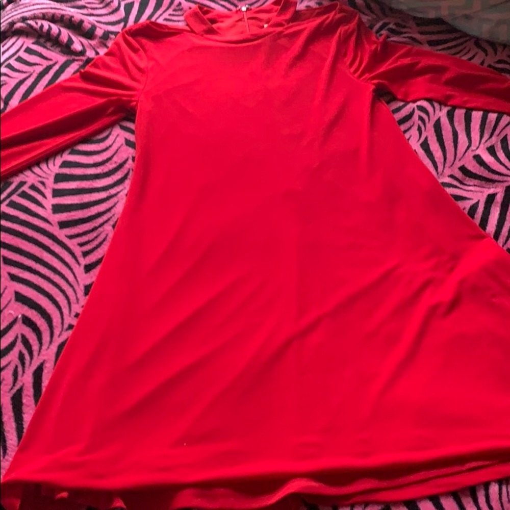 Red women’s dress